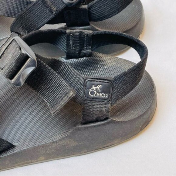 Chaco Sandals Mens 11 Black Strappy Summer Festival Slip On Vacation Beach main image 10